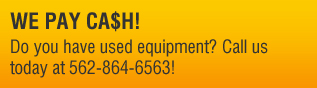 Cash for Used Equipment.